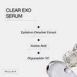Clear Exo Serum - Epilobium Fleischeri Extract - Azelaic Acid - Oligopeptide 101