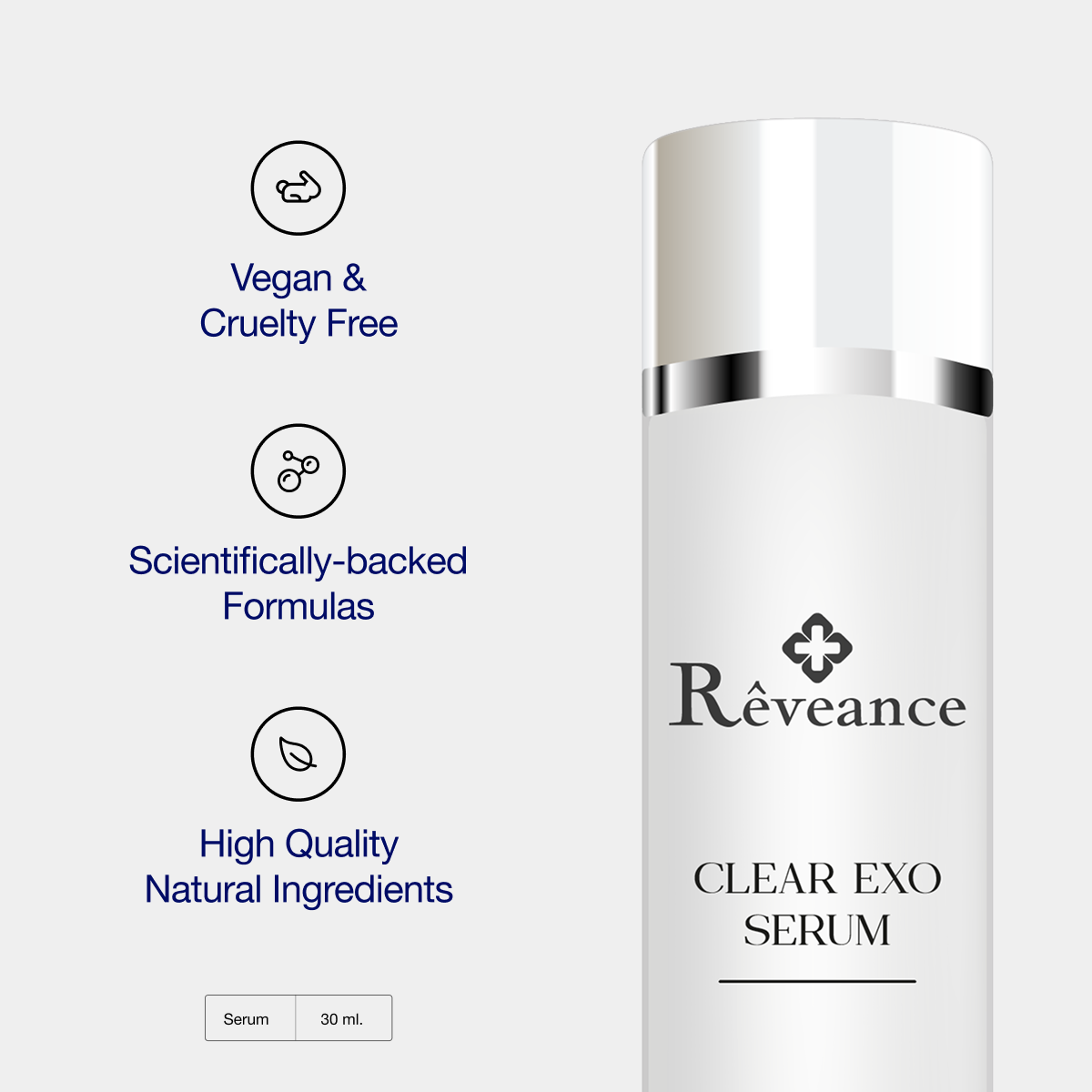 Clear Exo Serum - Vegan Cruelty Free- Scientifically backed Formulas - High Quality Natural Ingredients