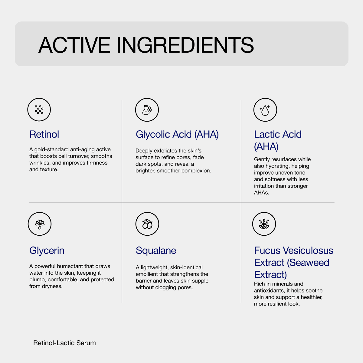 RETINOL - LACTIC SERUM - Reveance Skincare